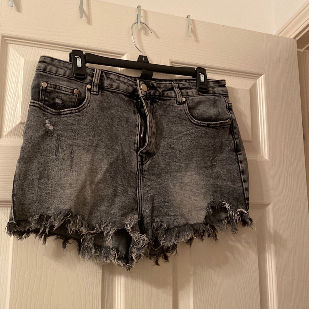 High rise shorts